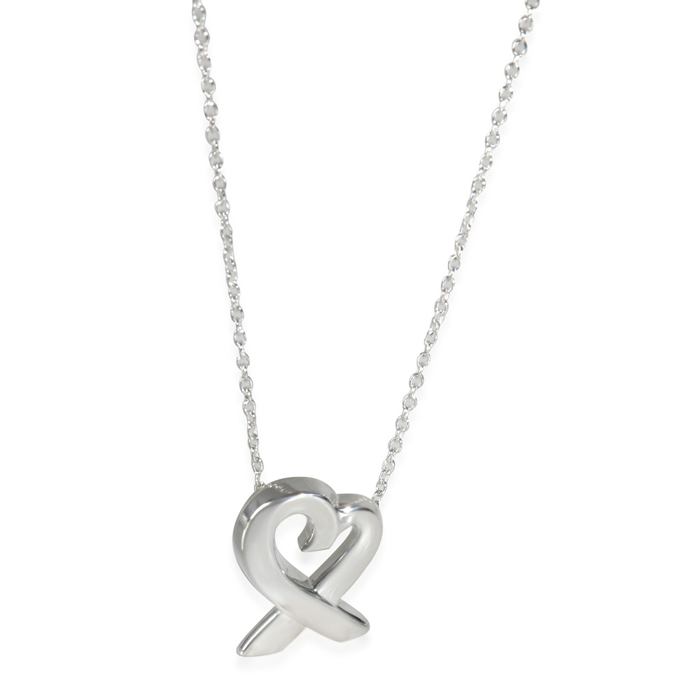 Tiffany & Co. Sterling Silver Paloma Picasso Loving Heart Pendant